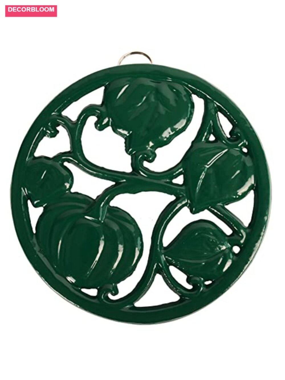 Cast Iron Pumpkin Trivet for Hot Dishes - Heat Resistant Pot Holder